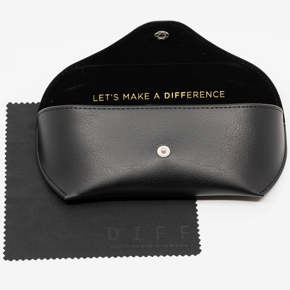 DIFF Koko Sunglasses Gold Frame Blue Lavender Mirror Lens Oversized Aviators - Picture 7 of 8